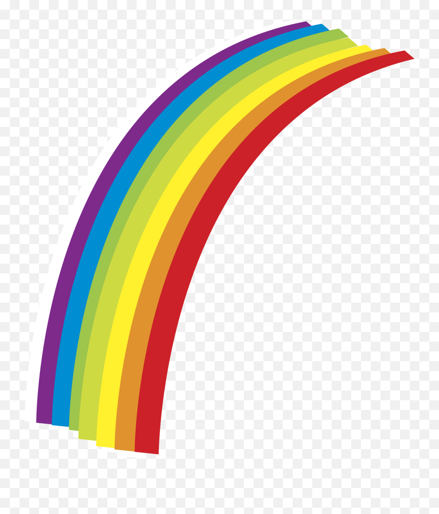 Rainbow Clip Art - Cartoon Rainbow Png,Rainbows Png