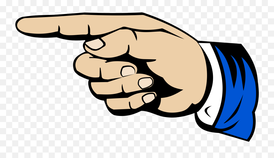 Pointing Finger Png Picture - Finger Pointing Clipart,Pointing Finger Png