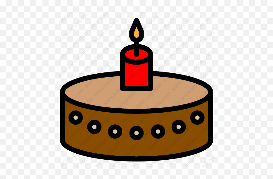 Download Cake Vector Icon Inventicons - Cake Decorating Supply Png,Birthday Candle Icon