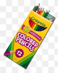Crayola Colored Pencils - Crayola 12 Colored Pencils Png,Colored Pencils Png