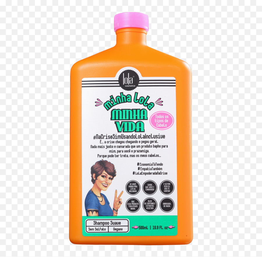 Lola Cosmetics Minha Vida - Shampoo 500 Ml Condicionador Minha Lola Minha Vida Png,Productos Icon Pelo Rizado