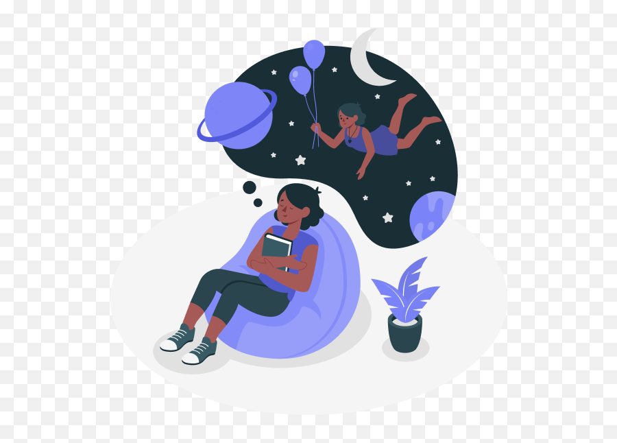 Teeread - Dreamer Illustration Png,Child Reading Icon