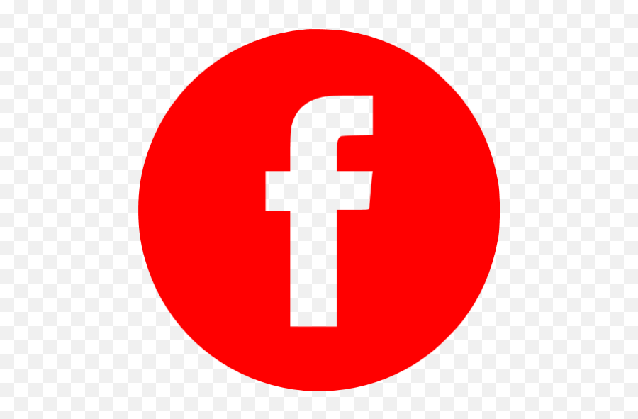 Red Facebook 4 Icon - Red Facebook Icon Png,Facebook Heart Png