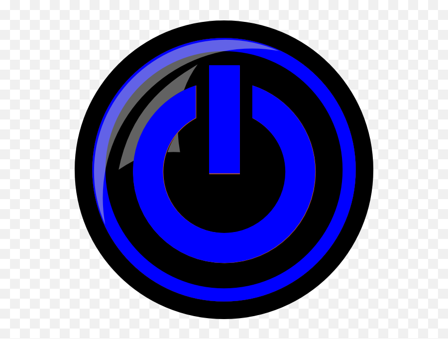 Blue Electricity Png Power Button Free - Circle,Electricity Png
