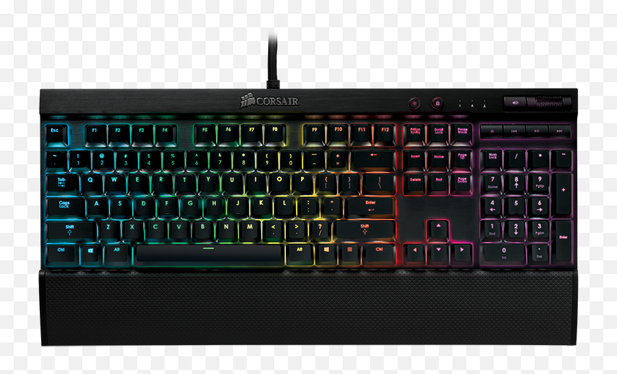 K70 Rgb Sku Differences - Corsair Keyboard K70 Layout Png,Corsair Gaming Logo