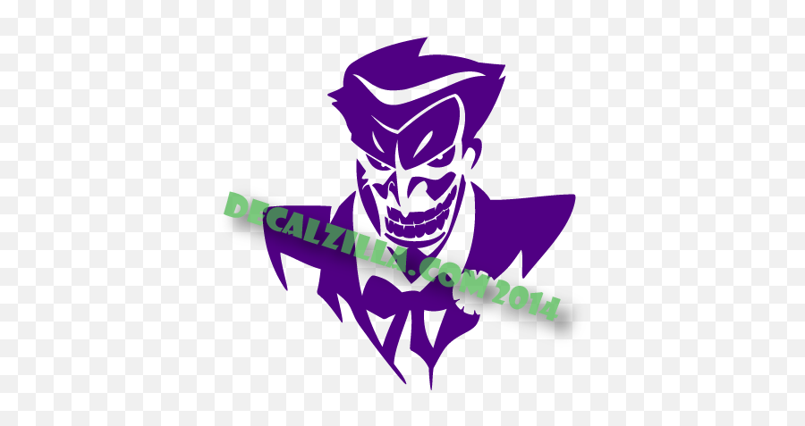 Batman - Joker Decal Sticker Illustration Png,Batman Joker Logo