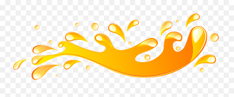 Yellow Liquid Gold Drops Transprent Png - Transparent Orange Splash,Gold Splash Png
