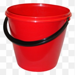 Red Plastic Bucket Png Image For Free - Red Bucket Png,Bucket Png