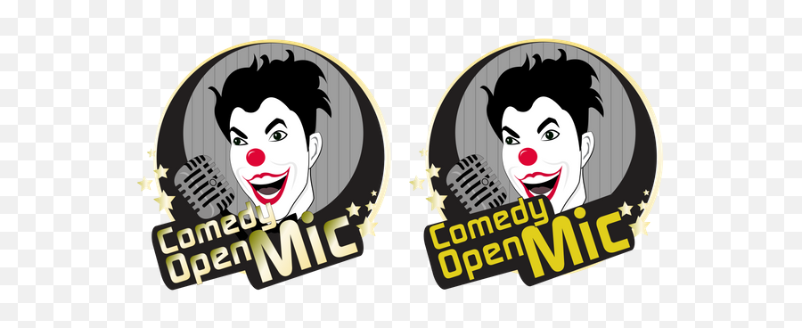 Comedy Open Mic Logo Contest Entry 4 Silver Joker - Cartoon Png,The Joker Logo