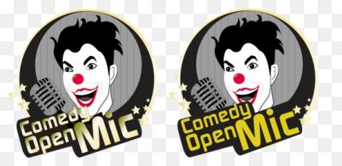 Comedy Open Mic Logo Contest Entry 4 Silver Joker - Cartoon png