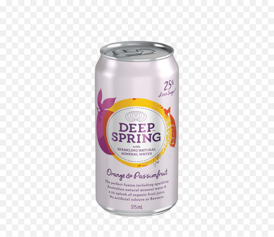 Deep Spring Orange Passionfruit 24 X 375ml Cans - Punch Png,Juice Splash Png