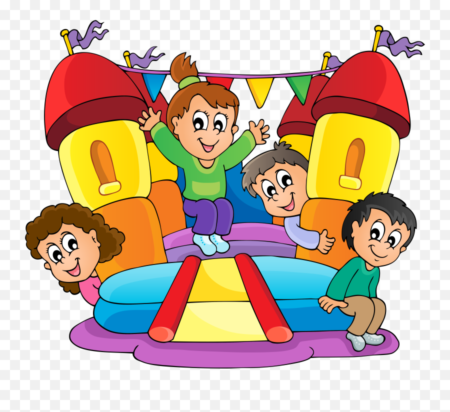 Royalty Free Library Bounce House - Bounce House Clip Art Png,Bounce House Png
