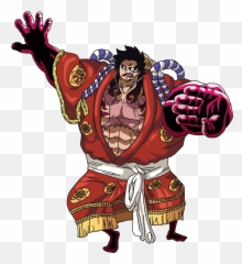 Kabuki Gear 4th Luffy Onepiece - Png