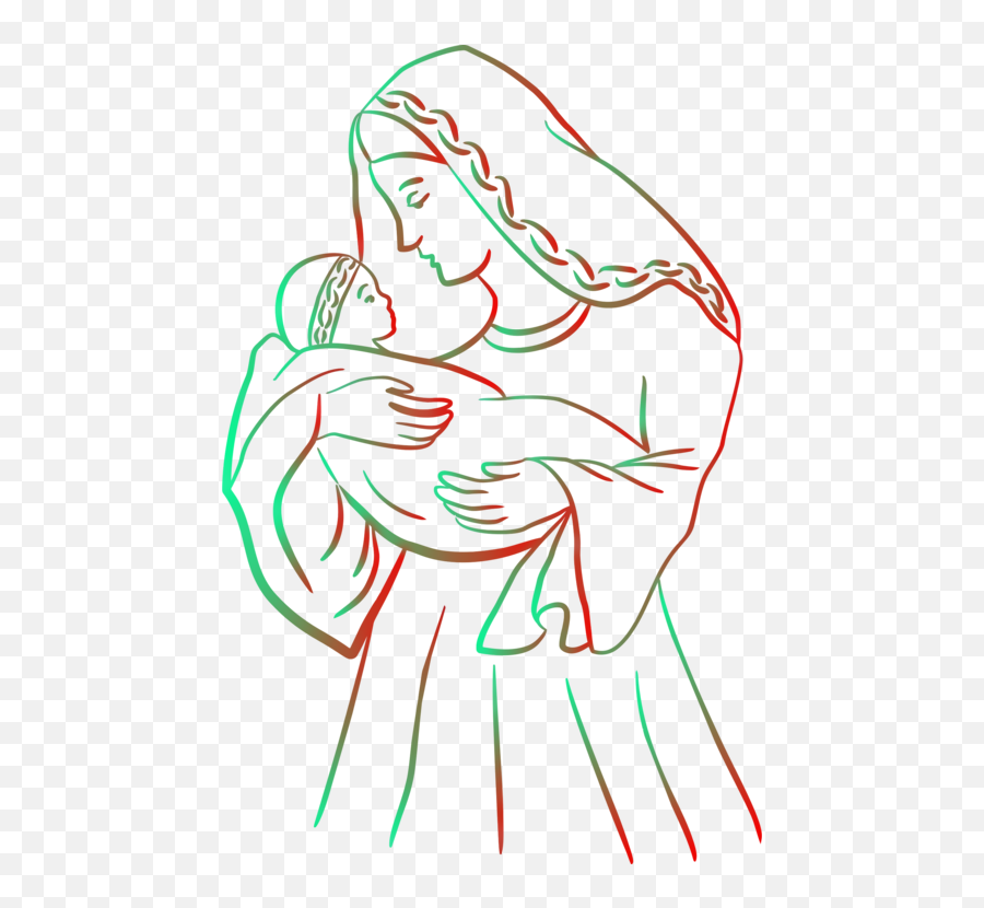 Download Christ Child Coloring Book Madonna Religion - Face Easy Jesus Drawing Png,Jesus Clipart Png