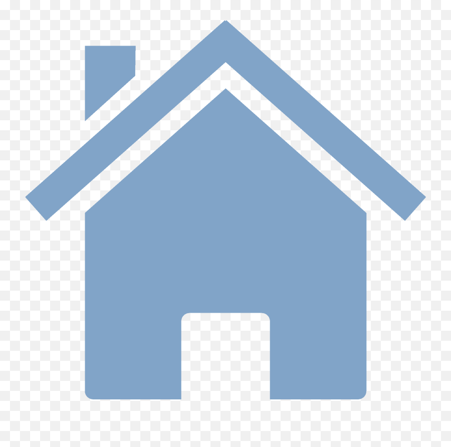 Download Home Light Blue Icon - Home Icon White Png Png House Clip Art,White House Transparent Background