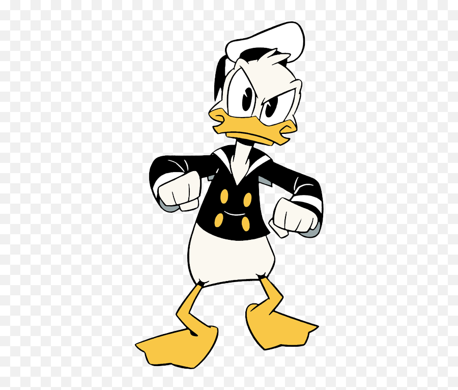 Ducktales Donald Duck Looking Angry Png - Donald Duck From Ducktales,Ducks Png