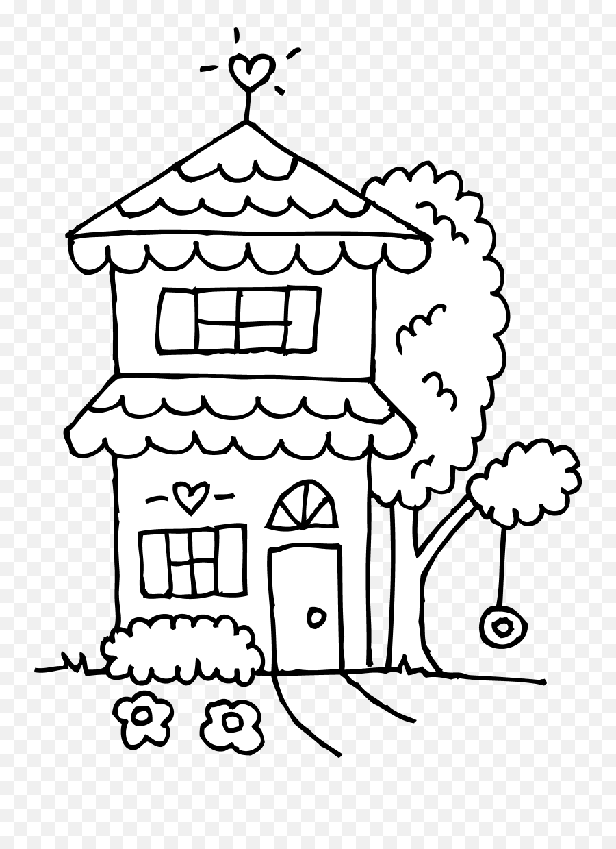 White House Png - Cartoon Cute Clipart House,The White House Png