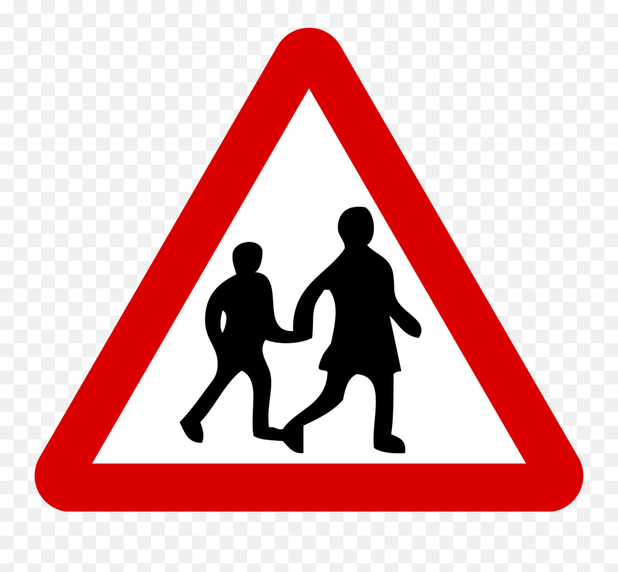 Download Road Sign - Traffic Signs School Ahead Full Size Banksy Png,Traffic Sign Png