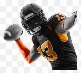 American Football Player Png - Stock