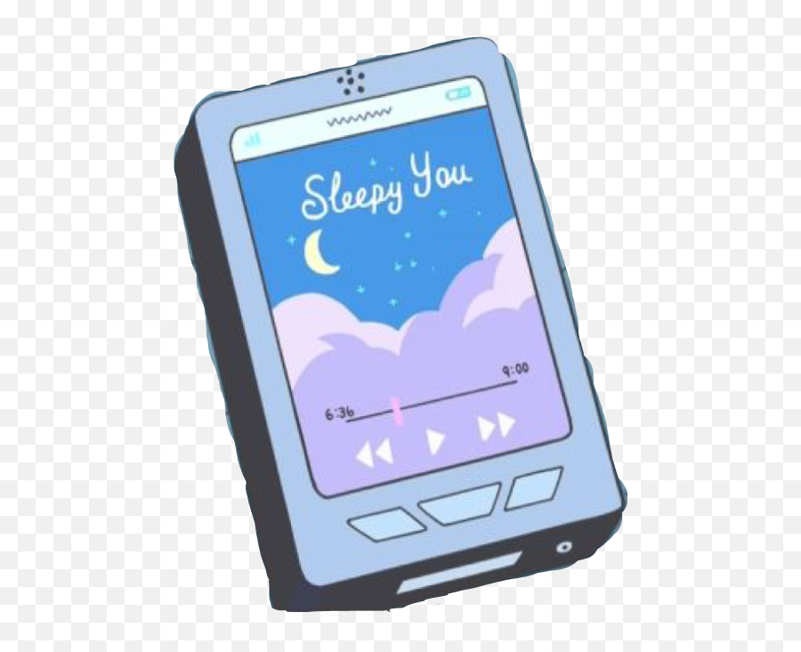 Png Anime Blueaesthetic Blue Phone - Blue Anime Aesthetic,Blue Phone Png