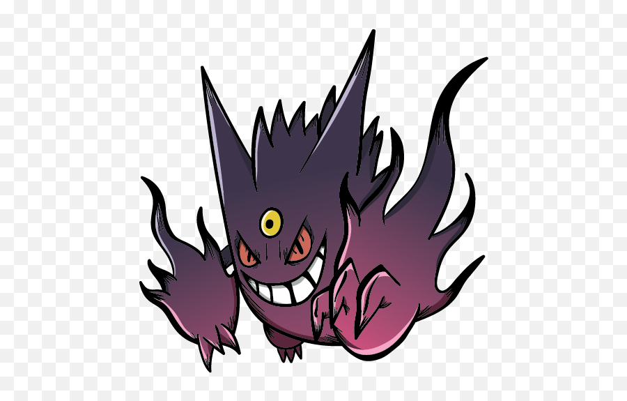 Mega Gengar Png 5 Image - Cartoon,Gengar Png