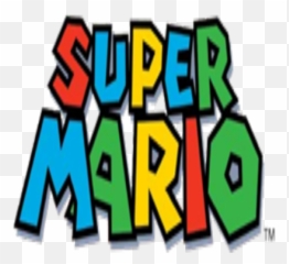 Super Mario Logo - Roblox Mario Logo Hd png