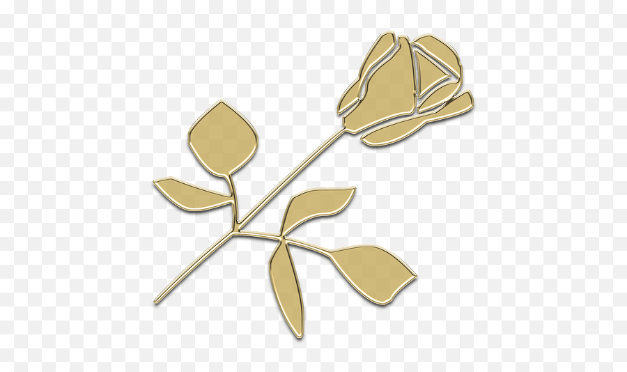 Rose Gold Symbol - Free Image On Pixabay Altin Çiçek Ikonu Png,Flower Icon Png