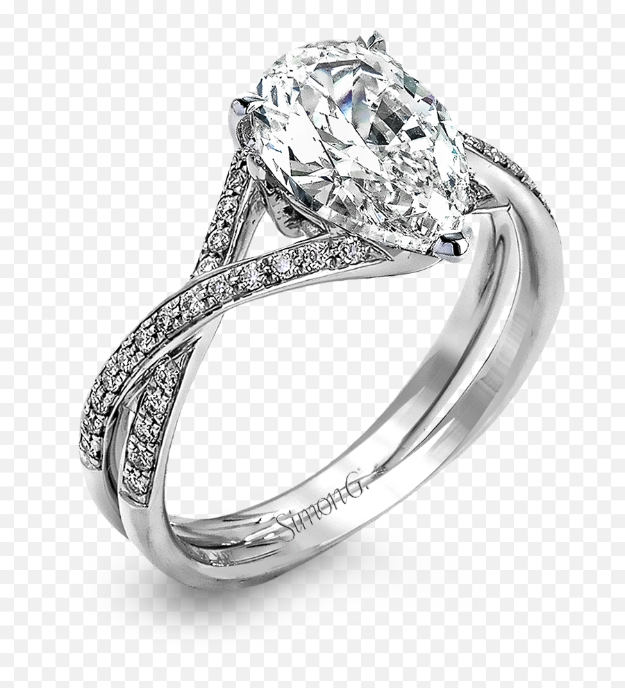 Solitaire Wedding Rings Png - Diamond Wedding Ring Png,White Ring Png