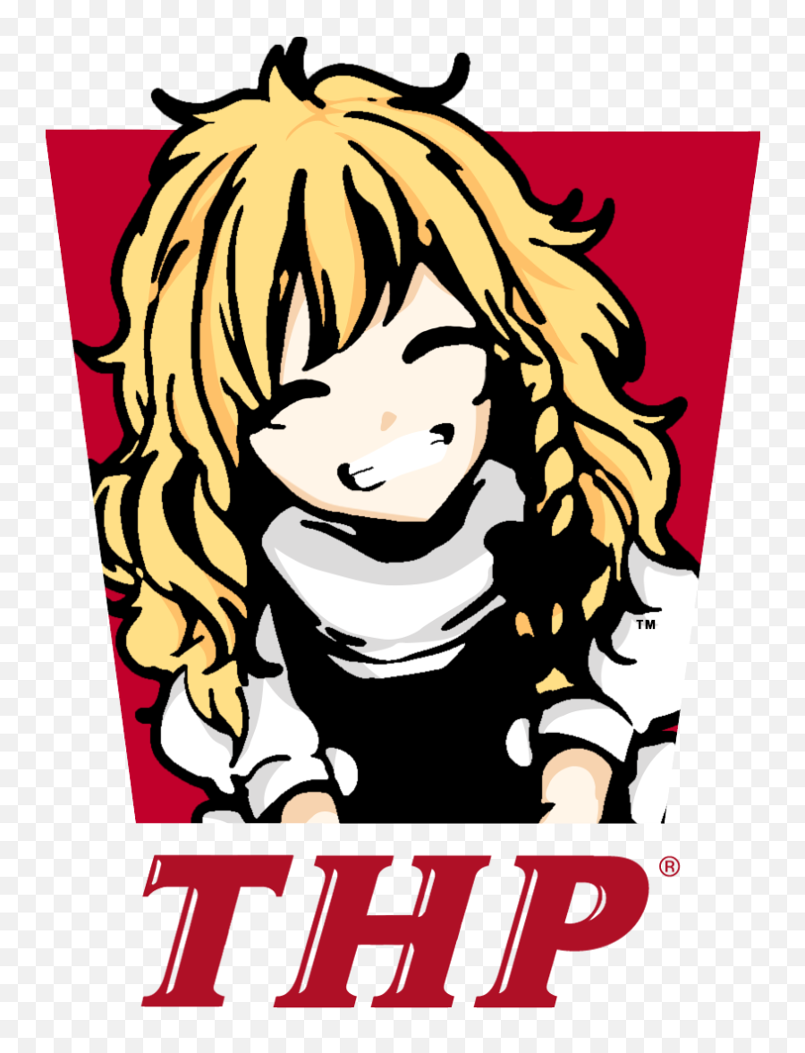 Touhou - Hair Design Png,Kfc Logo
