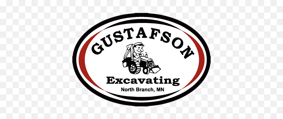 Gustafson Excavating - Language Png,Excavator Logo