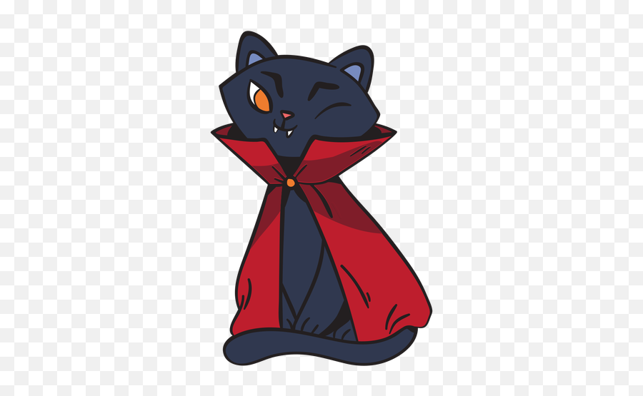 Black Cat Dracula Cartoon - Transparent Png U0026 Svg Vector File Animadas Imagenes De Un Gato,Dracula Png