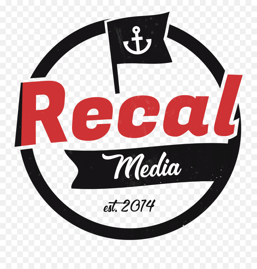 Recal Media Logo Standard Transparent Bg Sqaure Grunge - 02 Recal Media Adelaide Video Production Photography Studio Png,Bg Logo