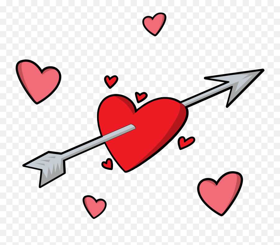 Heart Arrow Png With Transparent Background - Portable Network Graphics,Heart Arrow Png