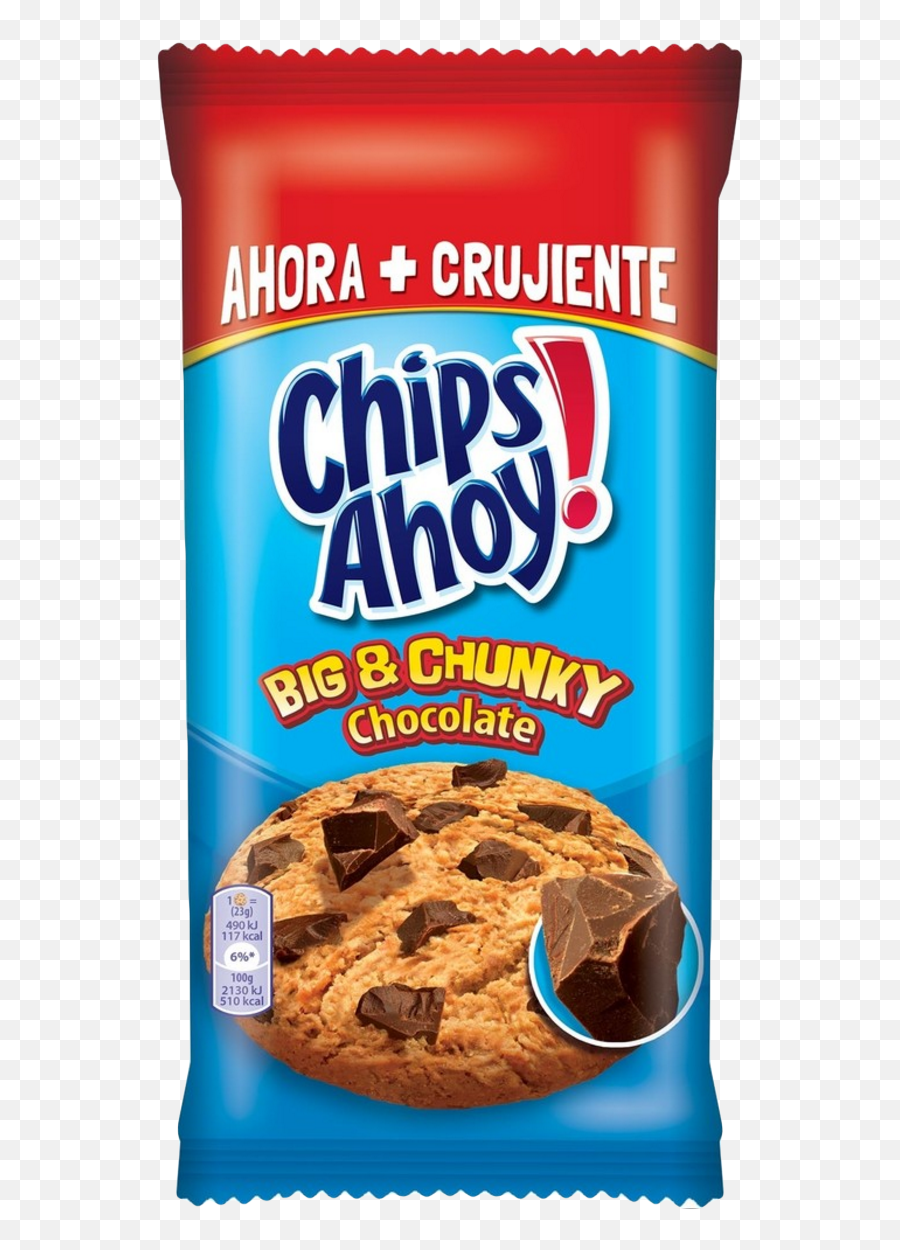 Chips Big Chunky Cookies Giant - Chips Ahoy Chewy Gooey Png,Chips Ahoy Logo
