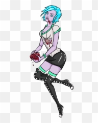 Transparent Pin Up Tattoo Design Png - Zombie
