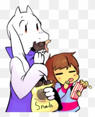 Eat Clipart Child Snack - Stick Undertale Png,Toriel Transparent