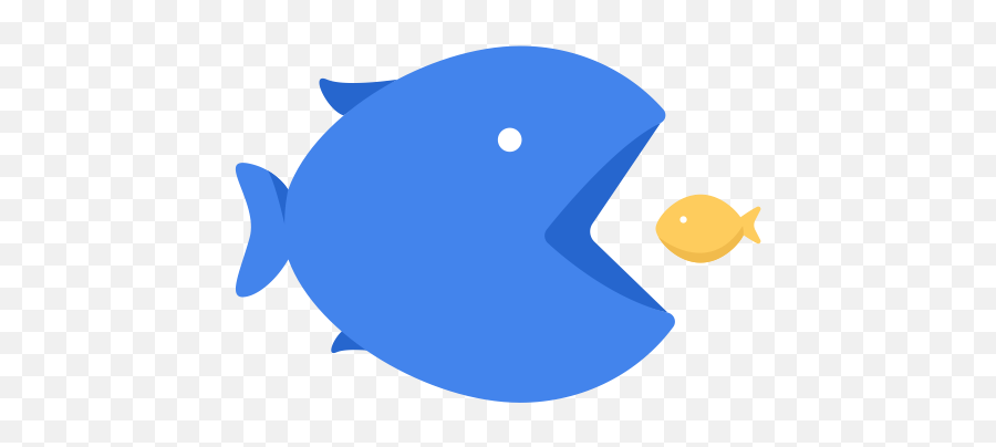 Business Work Fish Eat Big Eats Small - Fish Eat Fish Icon Png,Eating Png