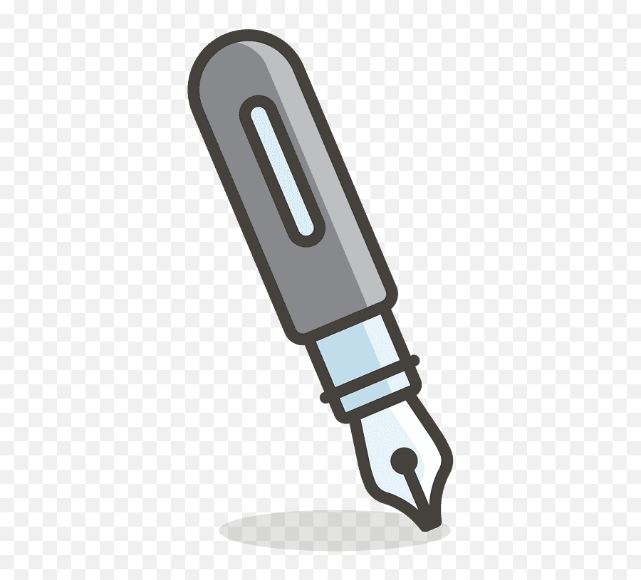 Fountain Pen Emoji Clipart - Clip Art Png,Phone Emoji Png