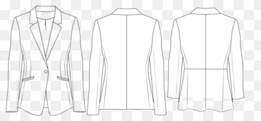 Sewing Pattern Ladies Jacket - Long Sleeve Png,Bomber Jacket Template Png