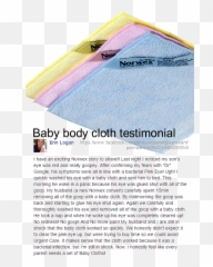 Body Pack Wash Cloths Png - Norwex Baby Body Cloth,Norwex Logo