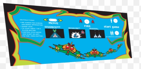 Galaga - Arcade Control Panel png