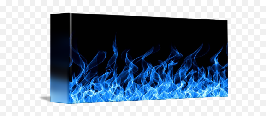 Seamlessgasfireandflamegif By Iverson Smith - Blue Flame Black Background Png,Fire Gif Png
