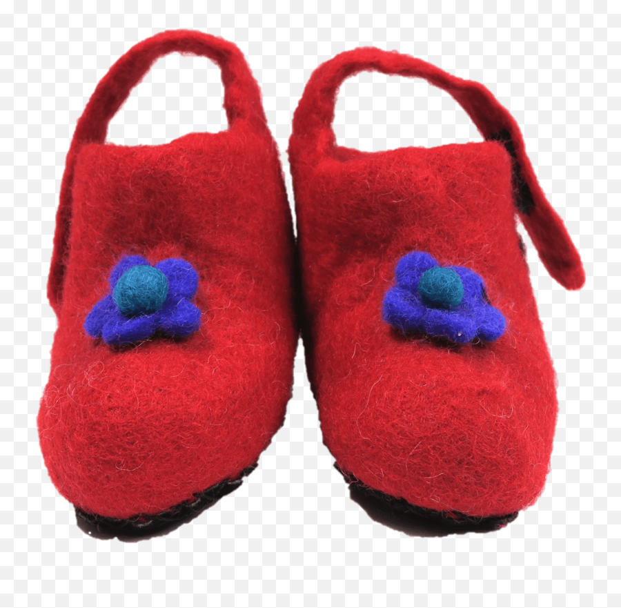 Download Hd Felted Baby Shoes - Slipper Transparent Png Baby Toddler Shoe,Baby Shoes Png