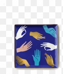 Ceramic Tray Hamsa - Plate Png,Hamsa Png