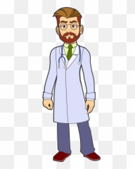 Clipart Doctor White Coat - Medical Doctor Png,Lab Coat Png