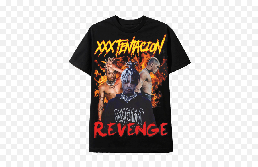 T - Shirt Noir Xxxtentacion Revenge Xxxtentacion T Shirt Png,Xxxtentacion Transparent
