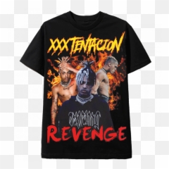 T - SHIRT NOIR XXXTENTACION REVENGE Xxxtentacion Shirt png