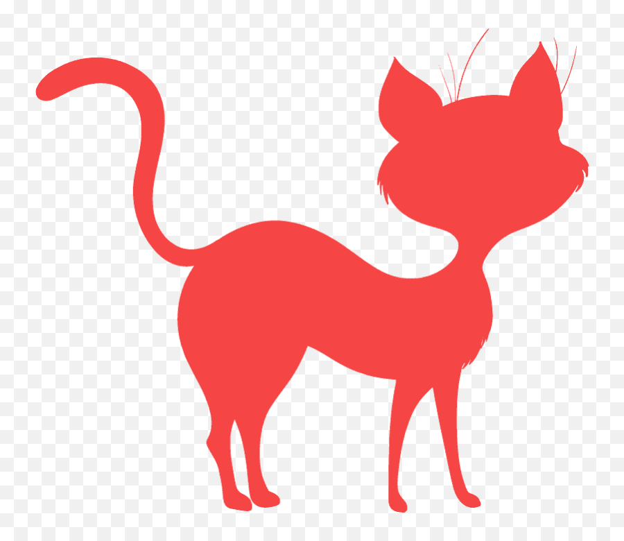 Black Cat Silhouette - Animal Figure Png,Cat Silhouette Transparent