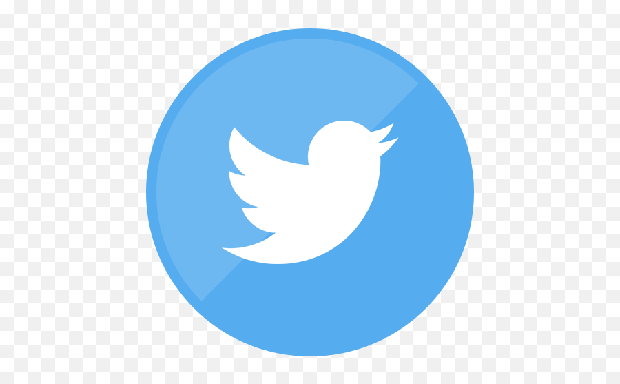 Social Media Twitter Website Icon - Round Twitter Share Icon Png,Website Logo Icon