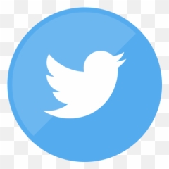 Social Media Twitter Website Icon - Round Share png